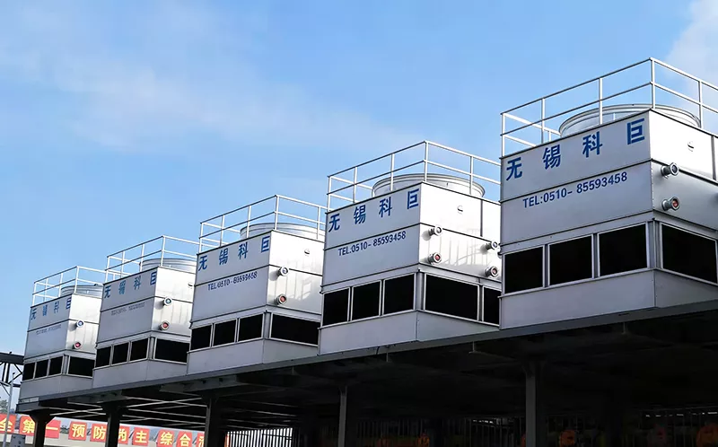福建德尔科技股份有限公司逆流式闭式冷却塔使用现场
